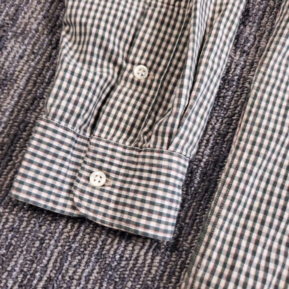 Polo Ralph Lauren McMeel Green Plaid Button Front XXL Shirt 100% Cotton Casual - Picture 4 of 14